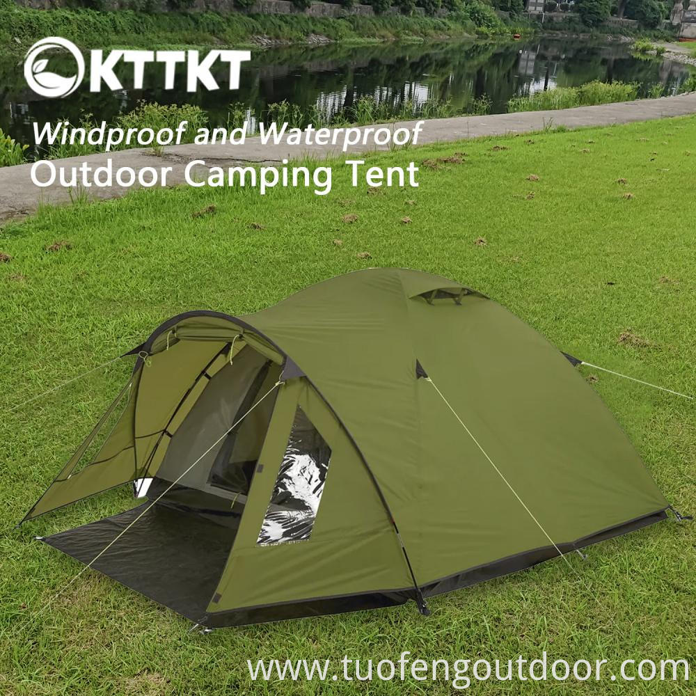 4 5kg Green Camping Trekking Double Tent1